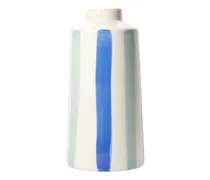 Große Vase mit blauen Streifen