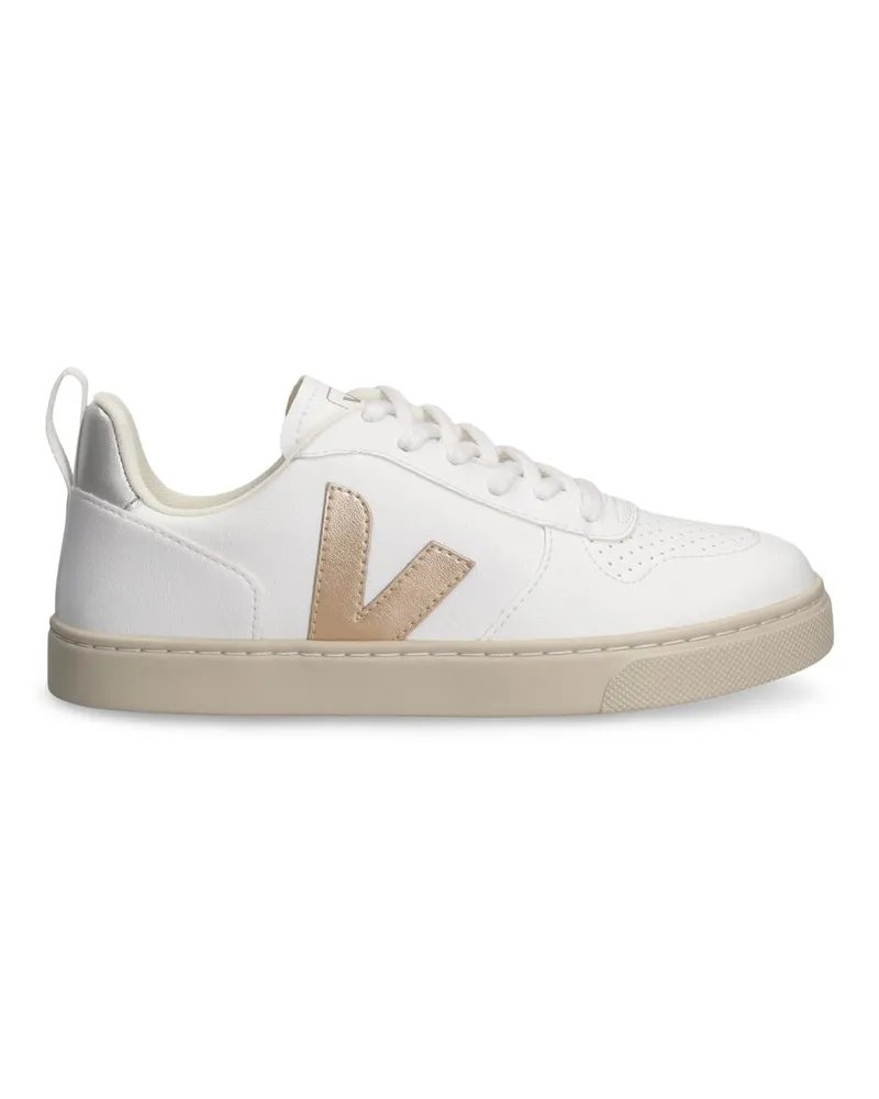 VEJA Riemensneakers Aus Chromfreiem Leder „v10 v-10 Weiß