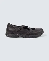 Our Legacy Slip-Ons Sweetheart Dress aus Leder Schwarz