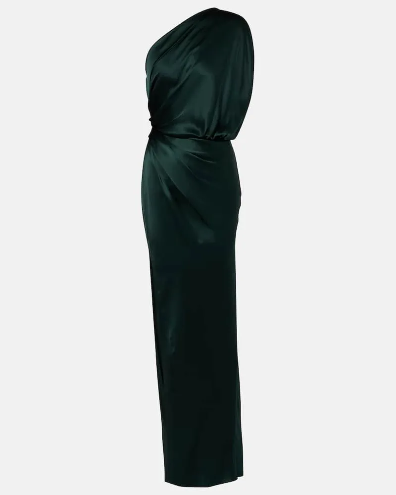 The Sei Robe aus Seidensatin Grün