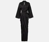 Wickelkleid Hollywood aus Charmeuse
