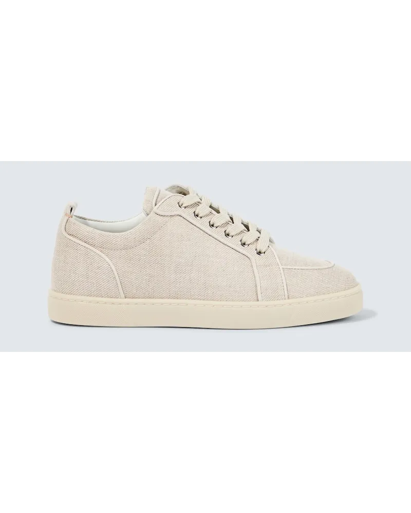 Christian Louboutin Sneakers Rantulow Orlato aus Canvas Beige
