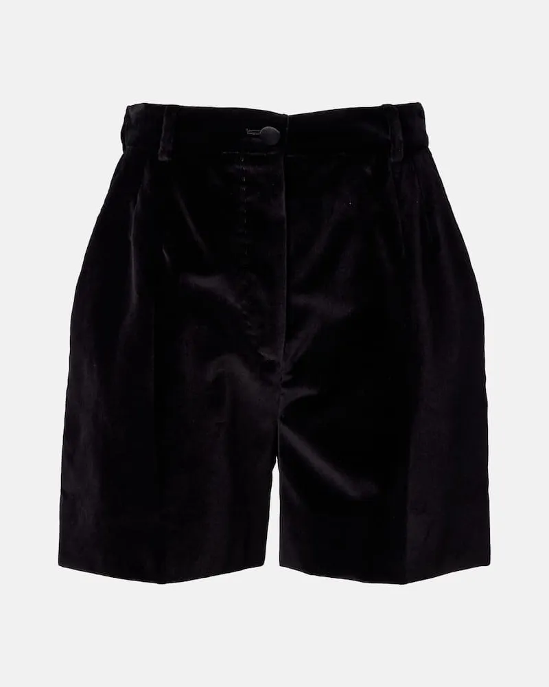 Dolce & Gabbana Shorts aus einem Baumwollgemisch Schwarz