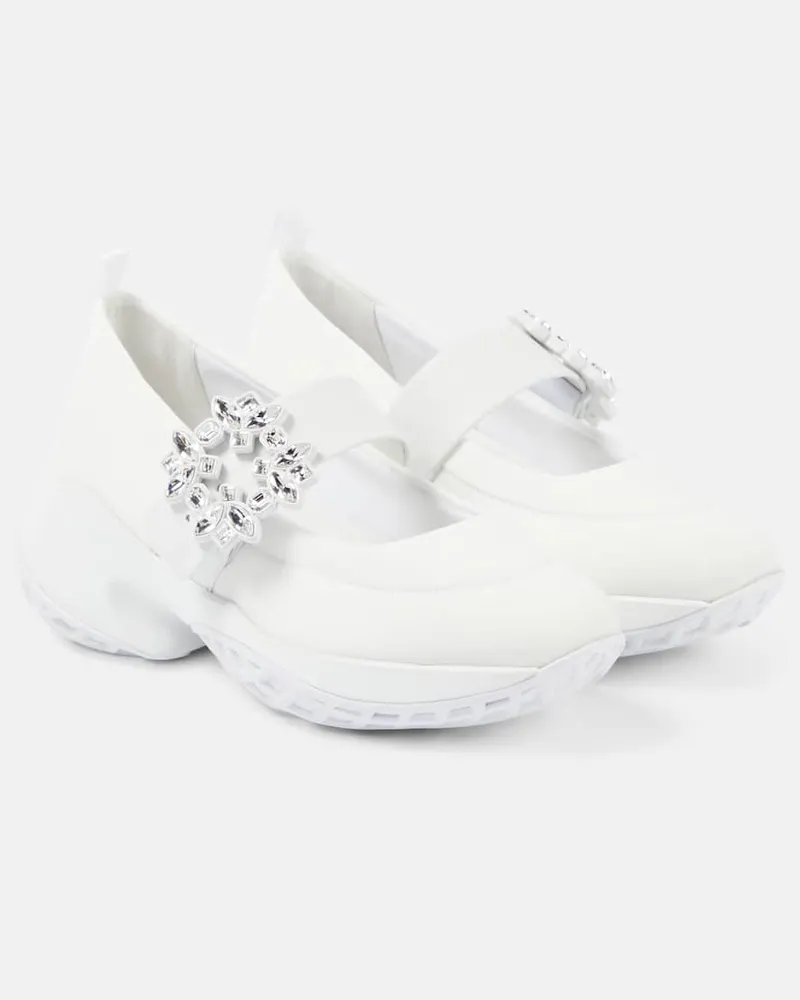 Roger Vivier Verzierte Sneakers Viv‘ Match Weiß
