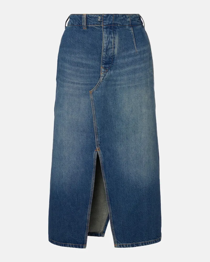 Victoria Beckham Jeansrock Blau