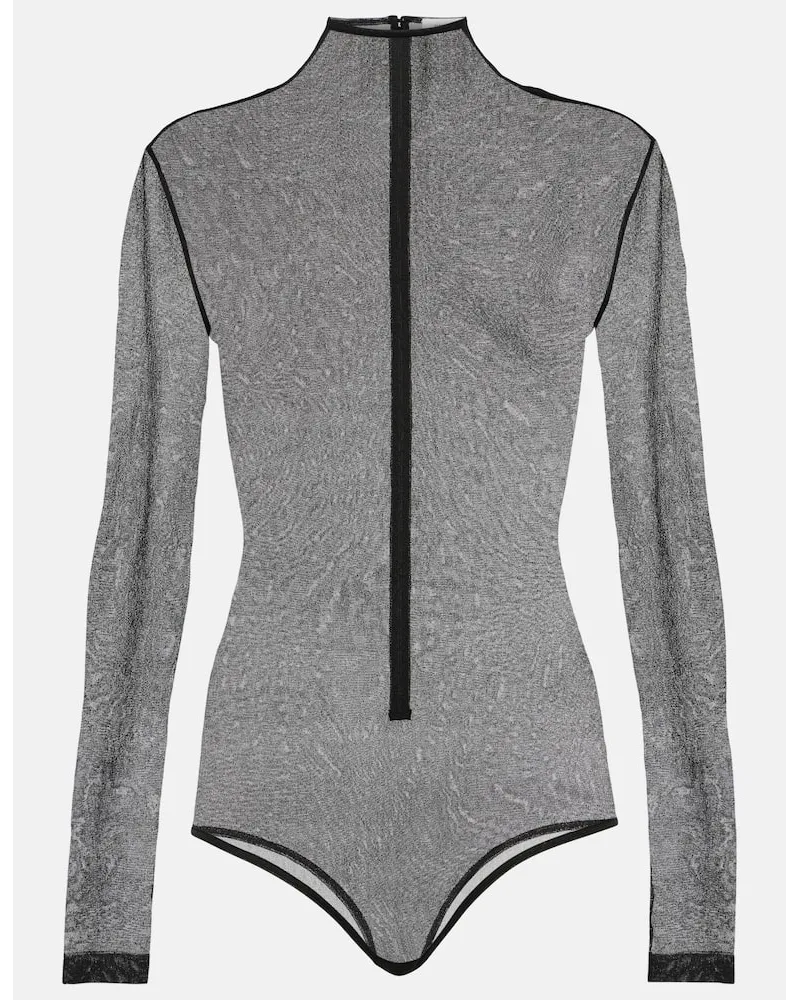 Ferragamo Body aus Seide Schwarz