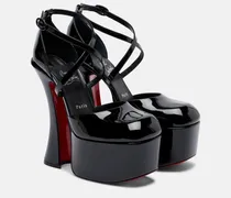 Plateau-Pumps Aquadorcet aus Lackleder