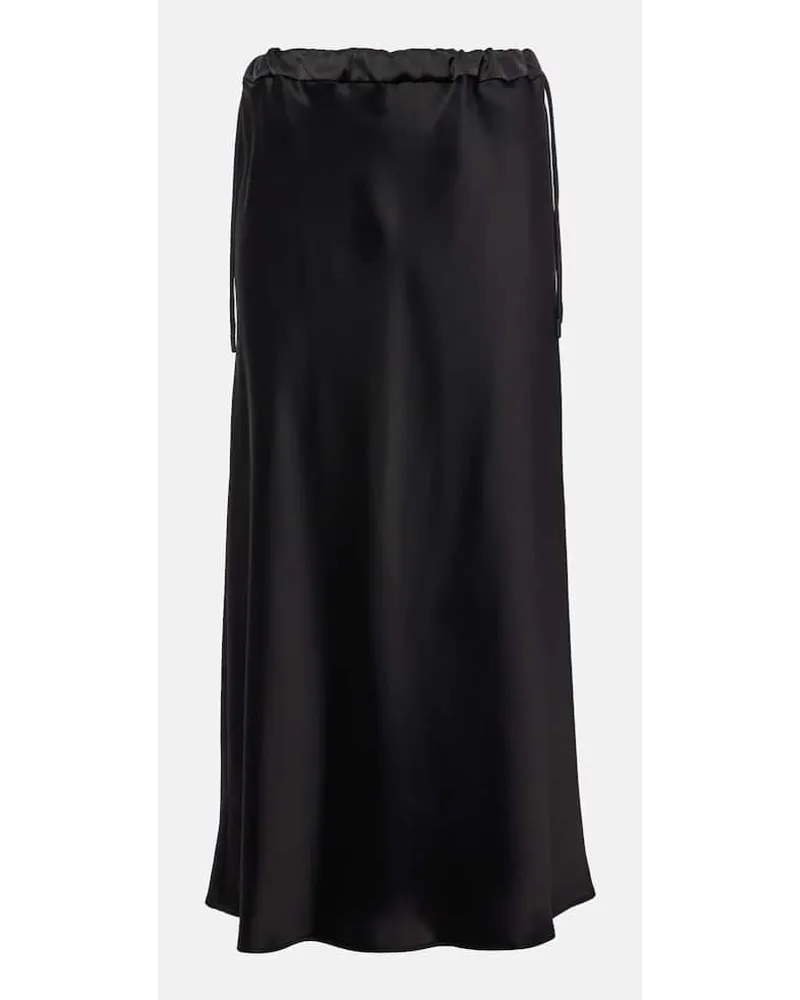 Max Mara Midirock Editore aus Satin Schwarz