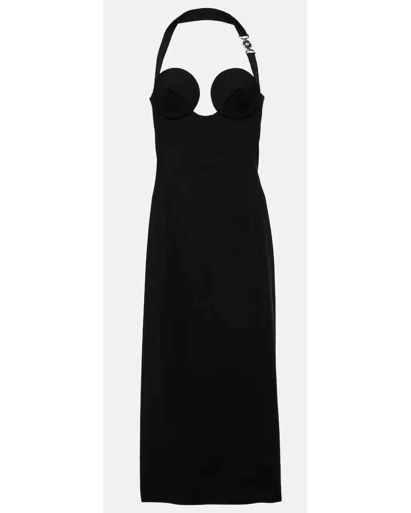 Versace Midikleid Medusa ’95 Schwarz