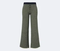 Weite Hose Viva Juniper aus Strick