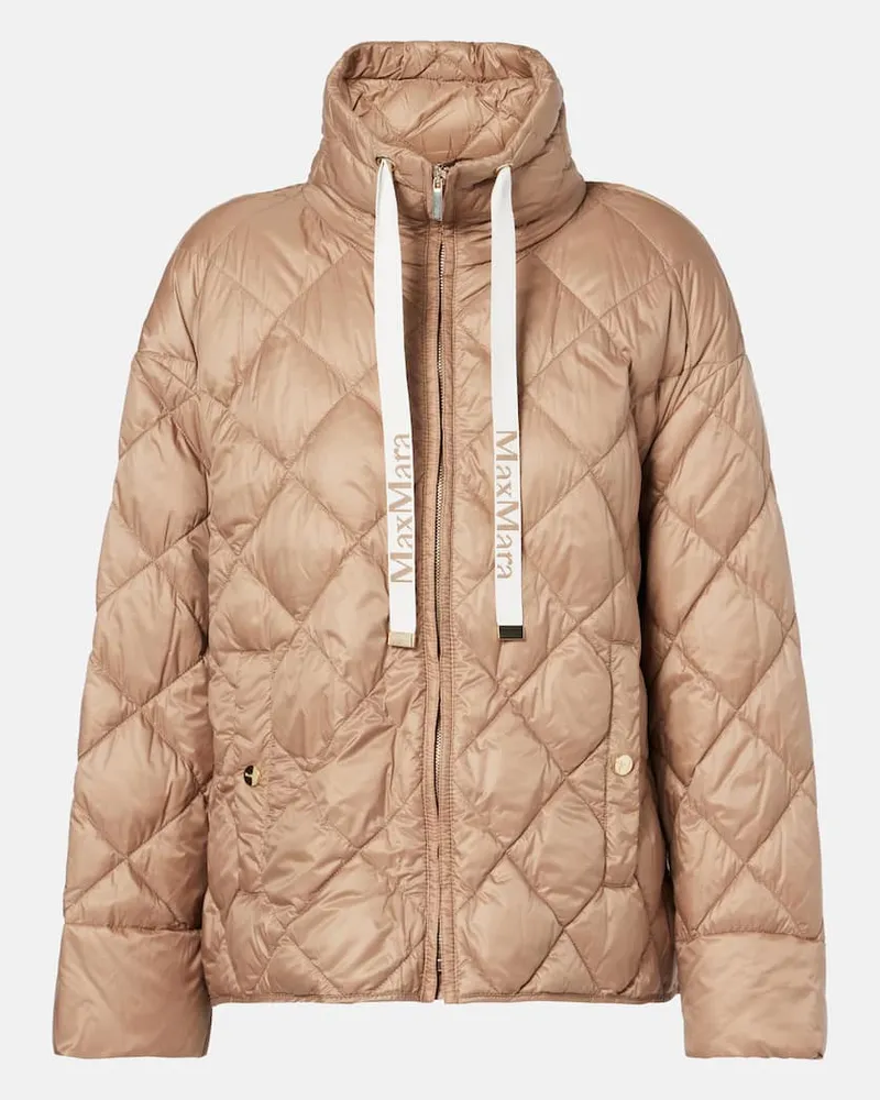 Max Mara The Cube Daunenjacke Pisoft Beige