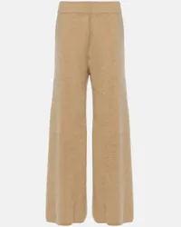 Lisa Yang Weite Hose Ellery aus Kaschmir Beige