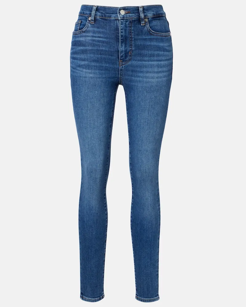 Frame Denim Skinny Jeans Le High Blau