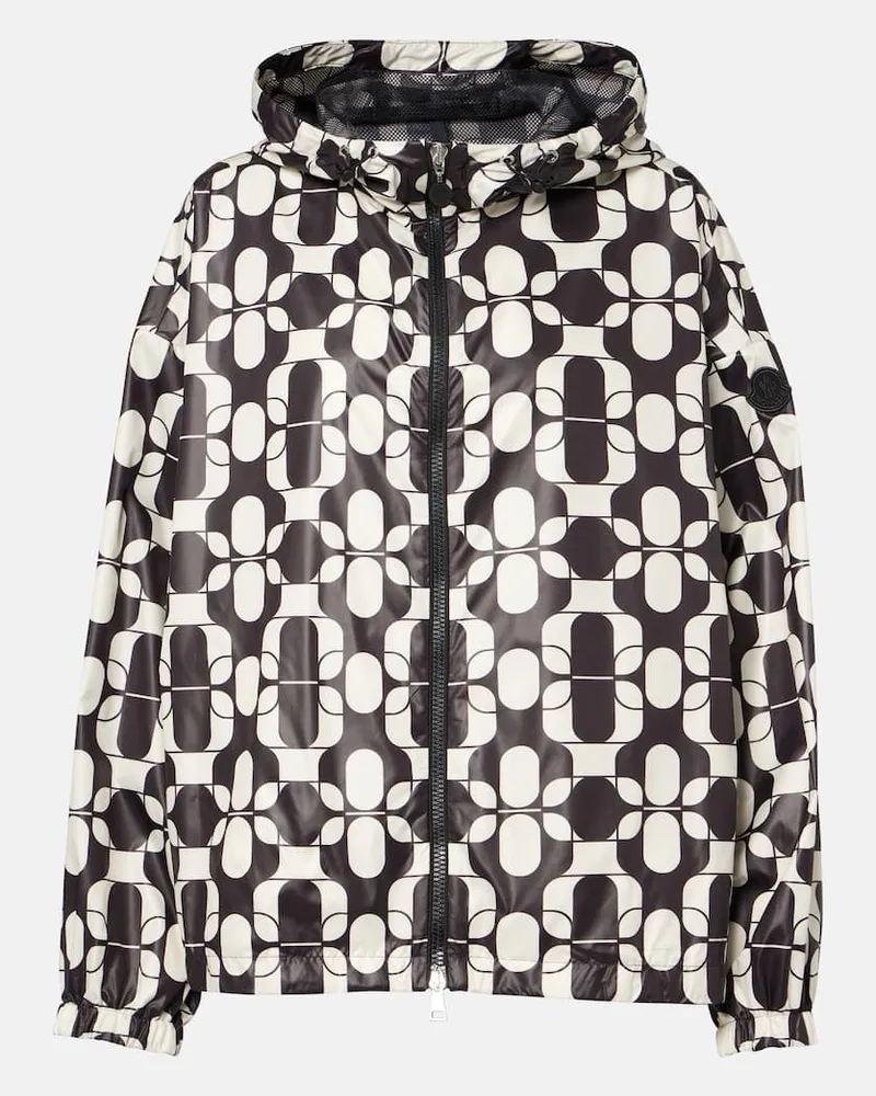 Moncler Bedruckte Jacke Pichon Blau