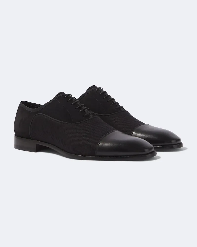 Christian Louboutin Oxford-Schuhe Greggory mit Leder Schwarz
