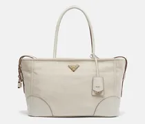 Tote Bag Large aus Canvas mit Leder