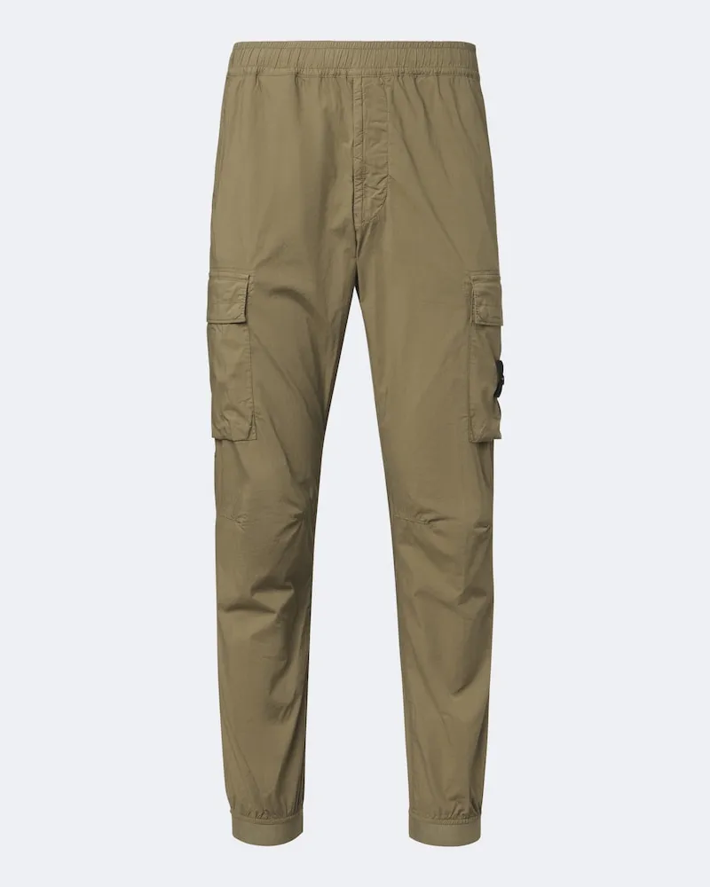 Stone Island Cargo-Hose Compass aus einem Baumwollgemisch Grün