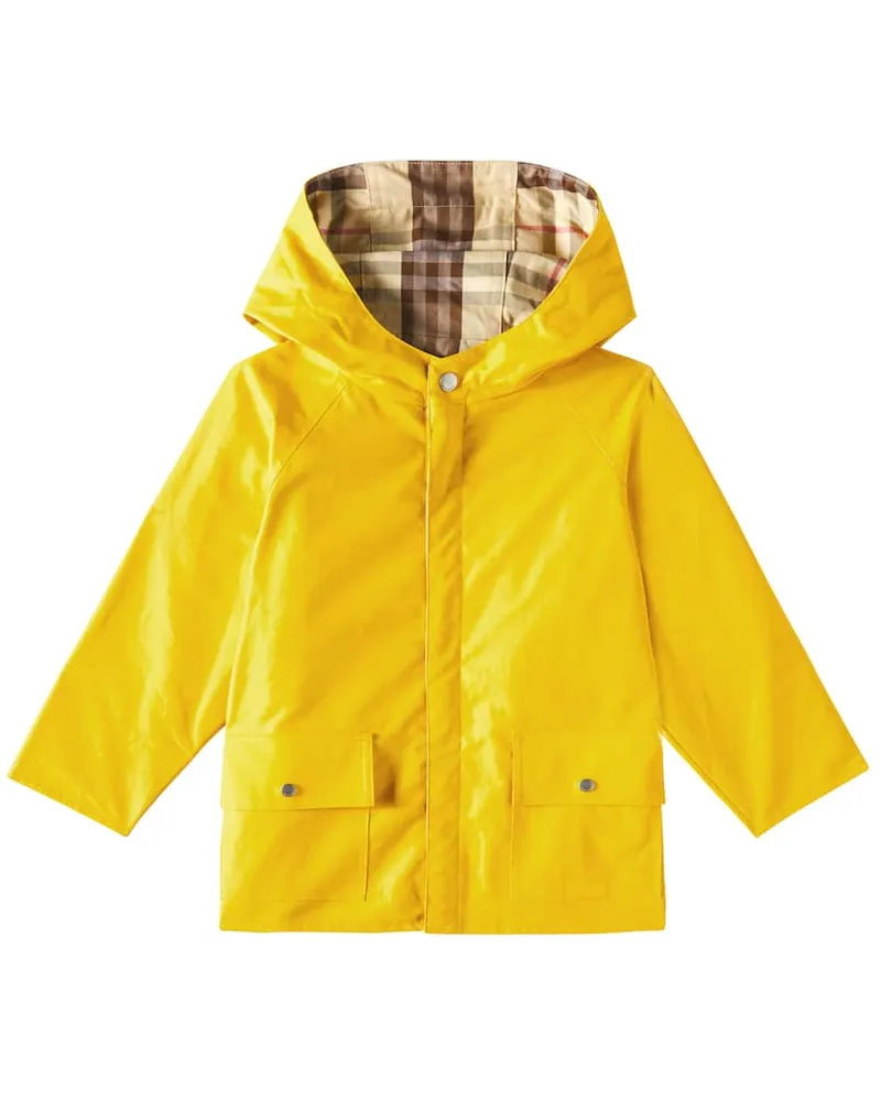 Burberry Wendbarer Regenmantel Burberry Check Gelb