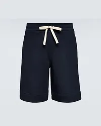 Jil Sander Shorts aus Baumwolle Blau