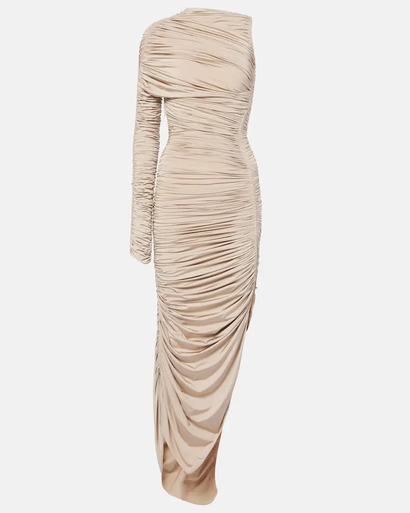 Thierry Mugler Maxikleid Gold