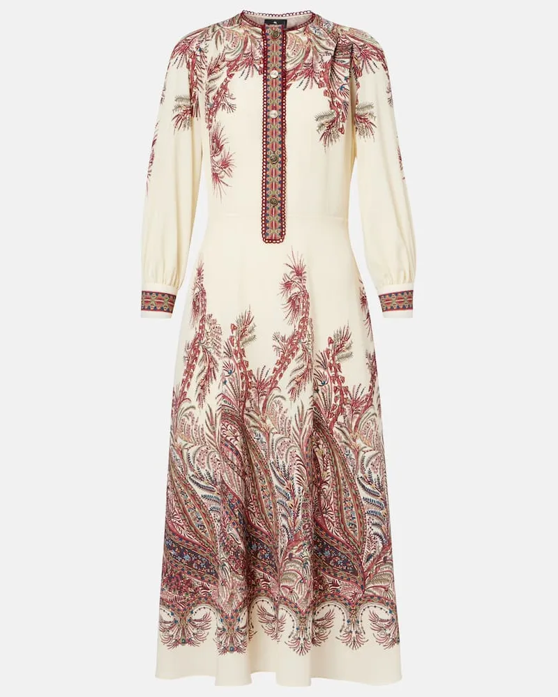 Etro Hemdblusenkleid Weiß