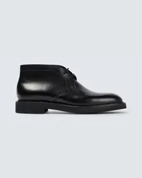 John Lobb Desert Boots Heywood aus Leder Schwarz