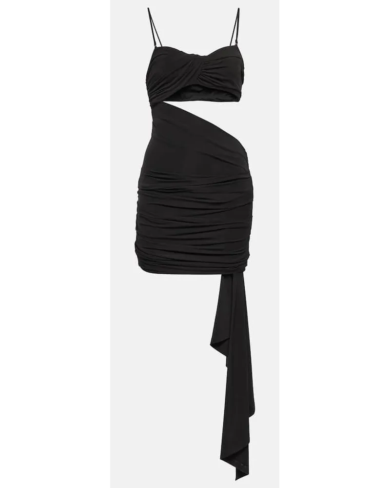 OFF-WHITE Minikleid aus Crêpe Schwarz