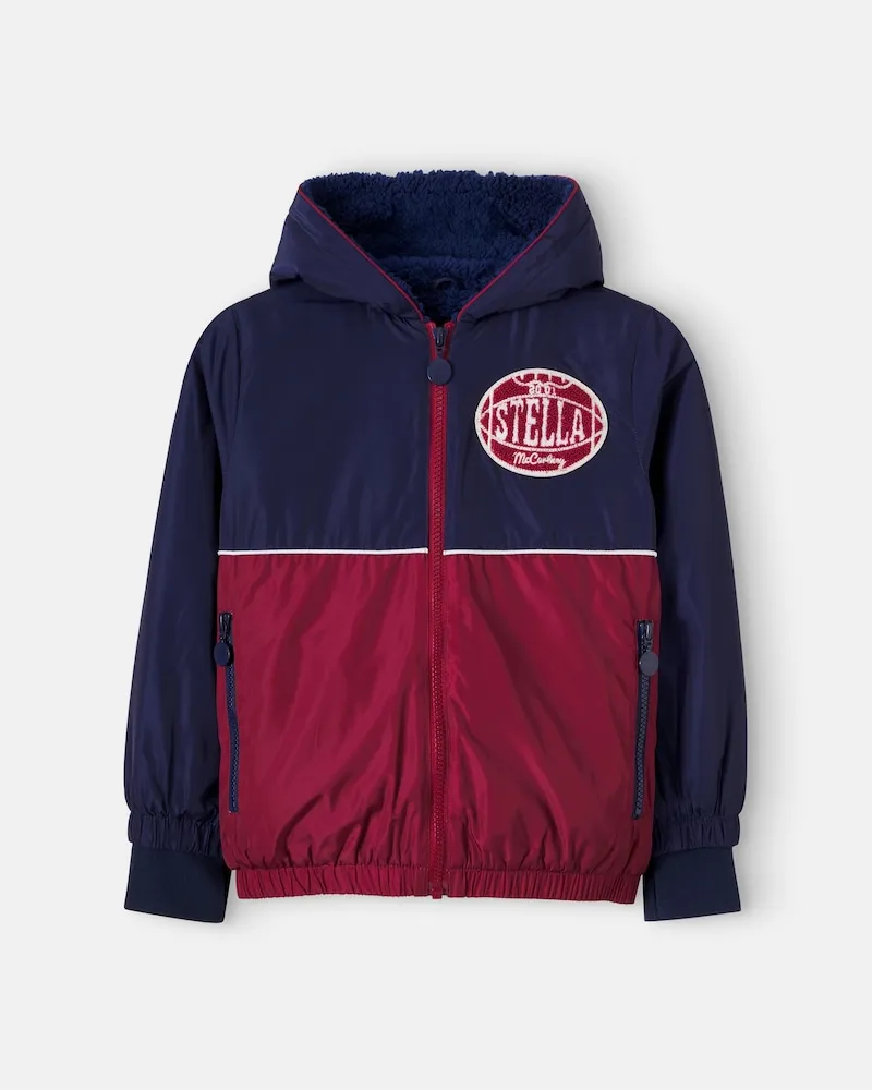 Stella McCartney Kids Bestickte Jacke Blau