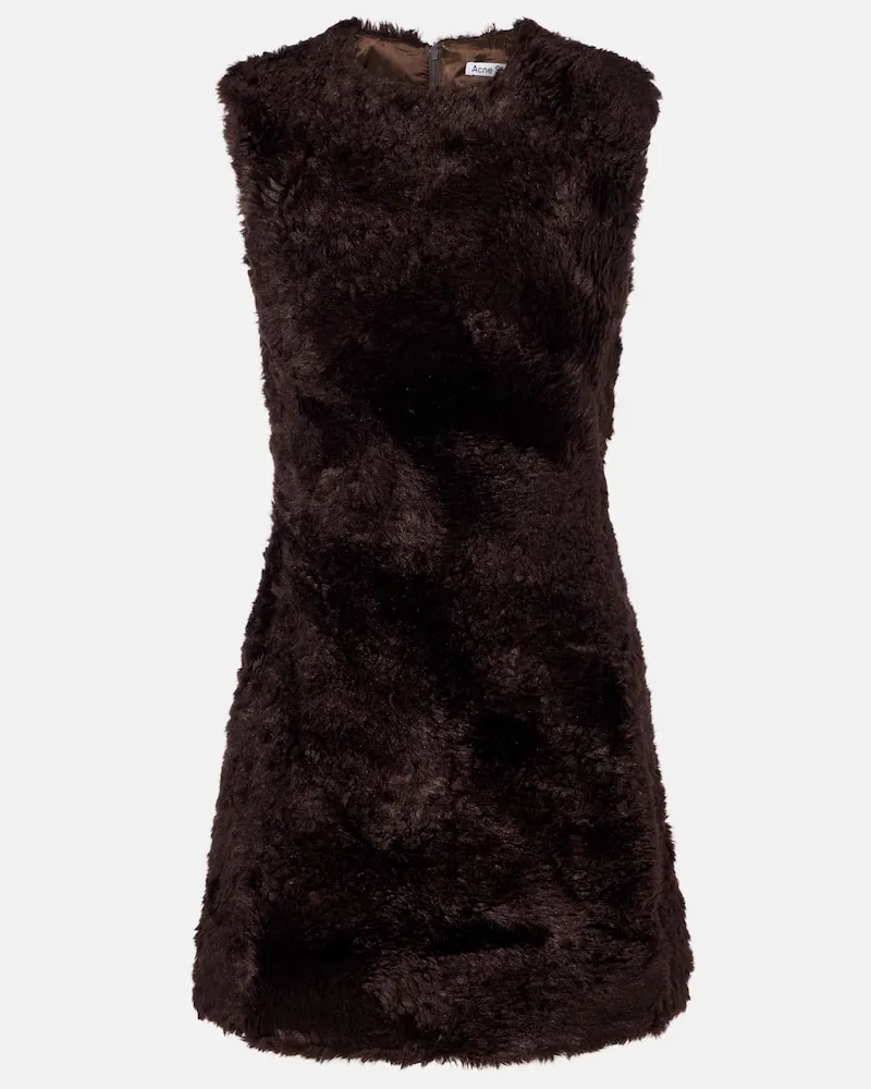 Acne Studios Minikleid Dapacho Braun