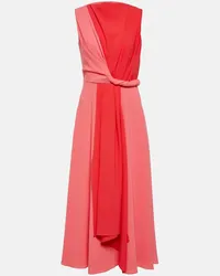 Roksanda Ilincic Midikleid Parsa aus Crepe Pink