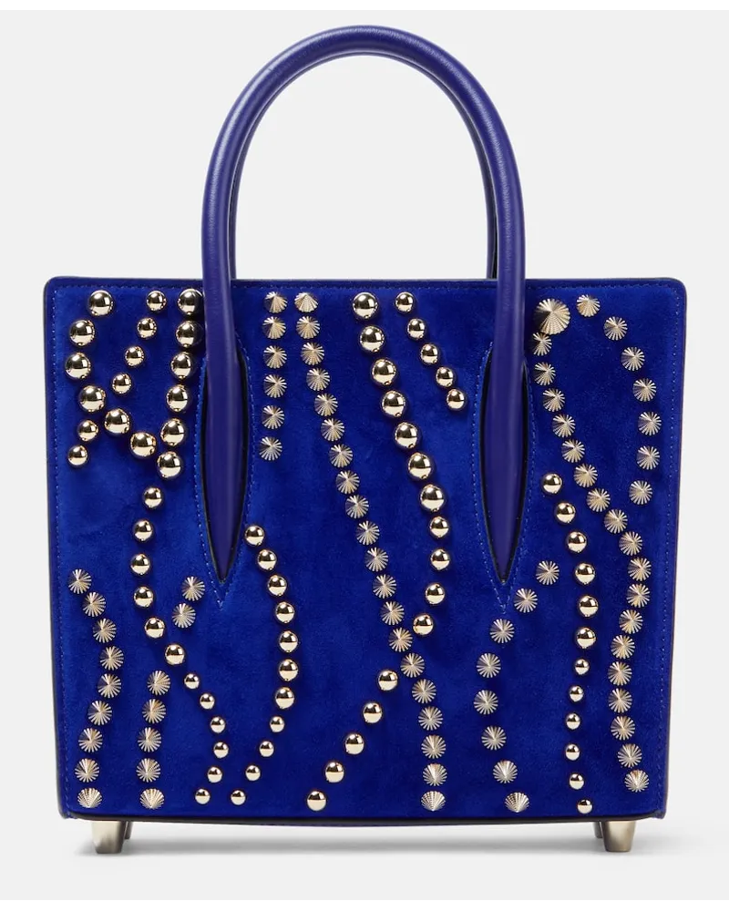 Christian Louboutin Tote Paloma Mini aus Leder Blau