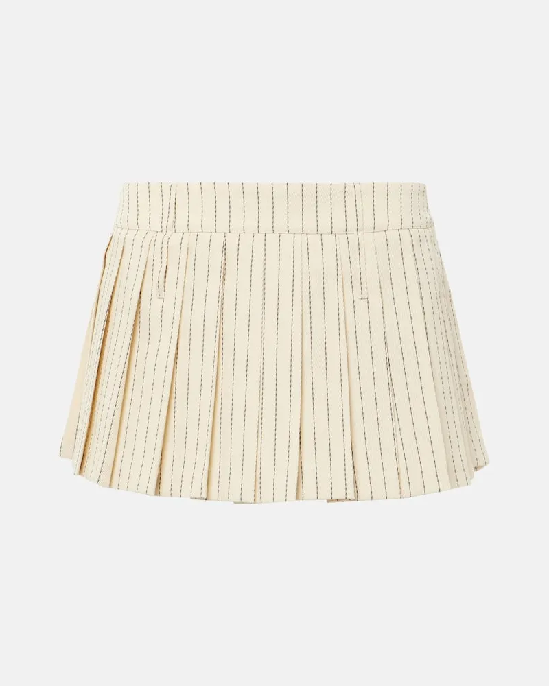 FRANKIE Shop Minirock Blake aus Twill Neutral