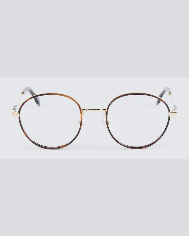 Fendi Runde Brille Multicolor