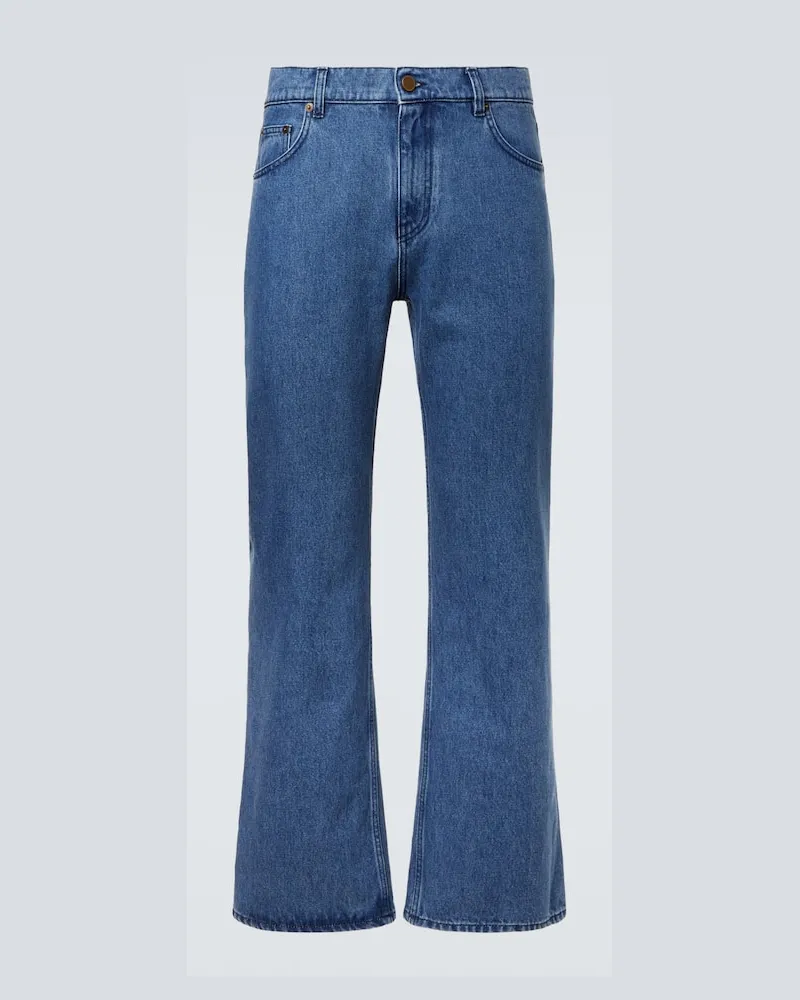 Gabriela Hearst Straight Jeans Rey Blau