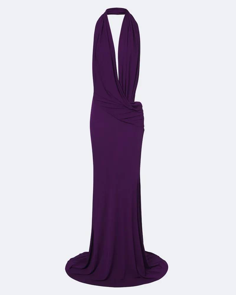 Alex Perry Robe aus Jersey Violett