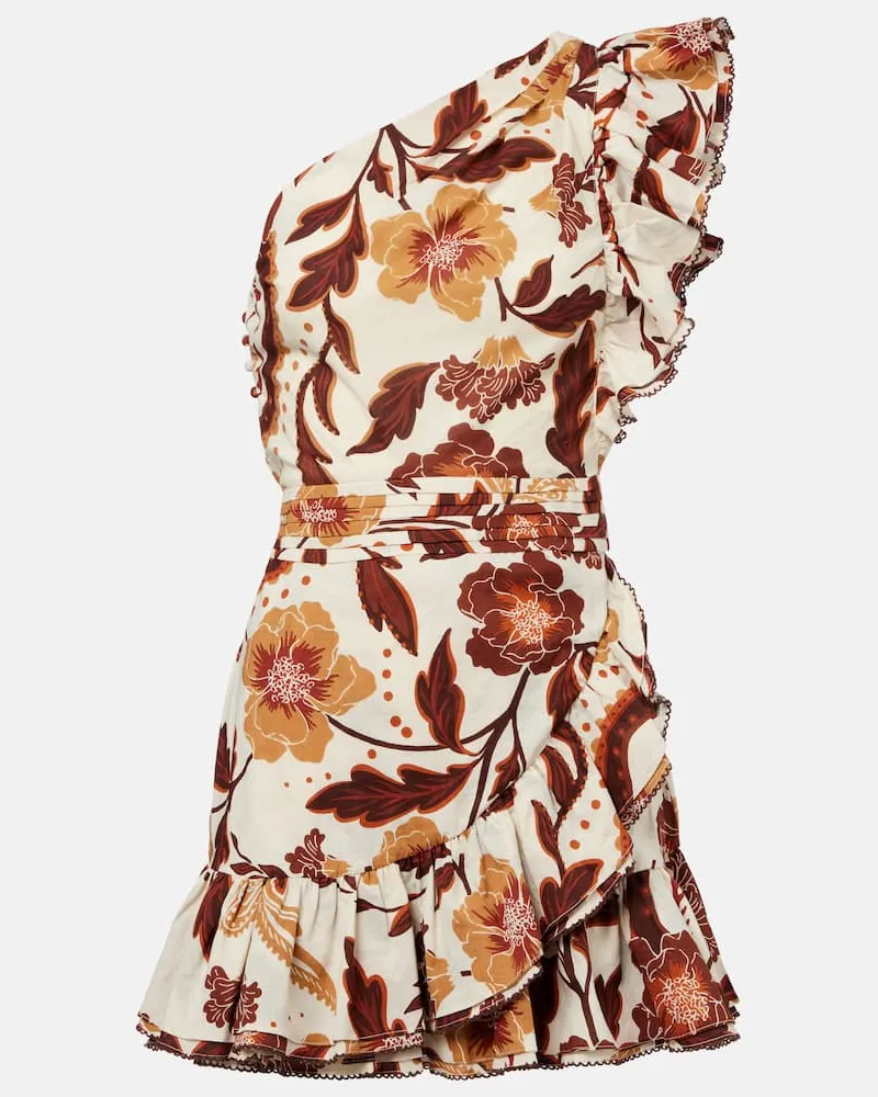 Poupette St Barth Minikleid Corinne aus Baumwolle Multicolor