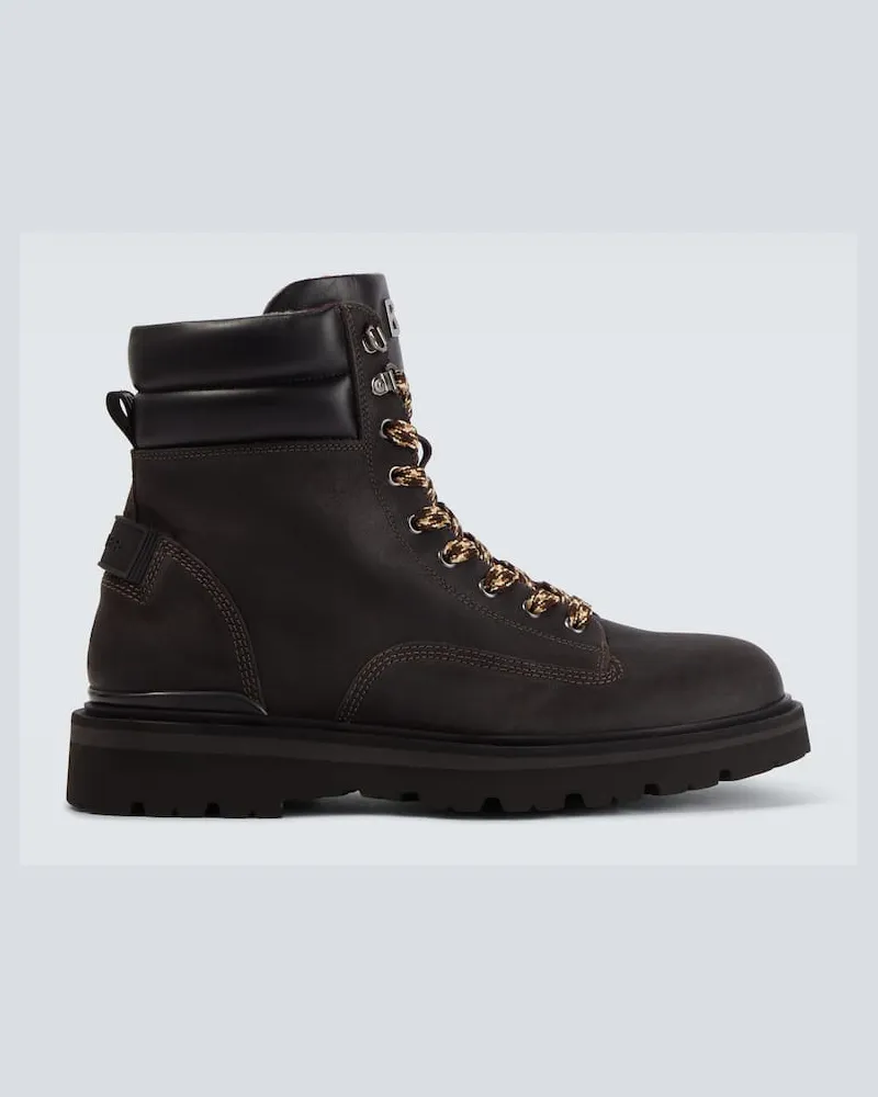 Bogner Schnürstiefel Seoul aus Leder Braun