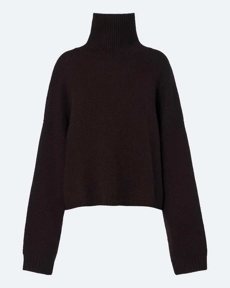 Lisa Yang Rollkragenpullover Zerlina aus Kaschmir Braun