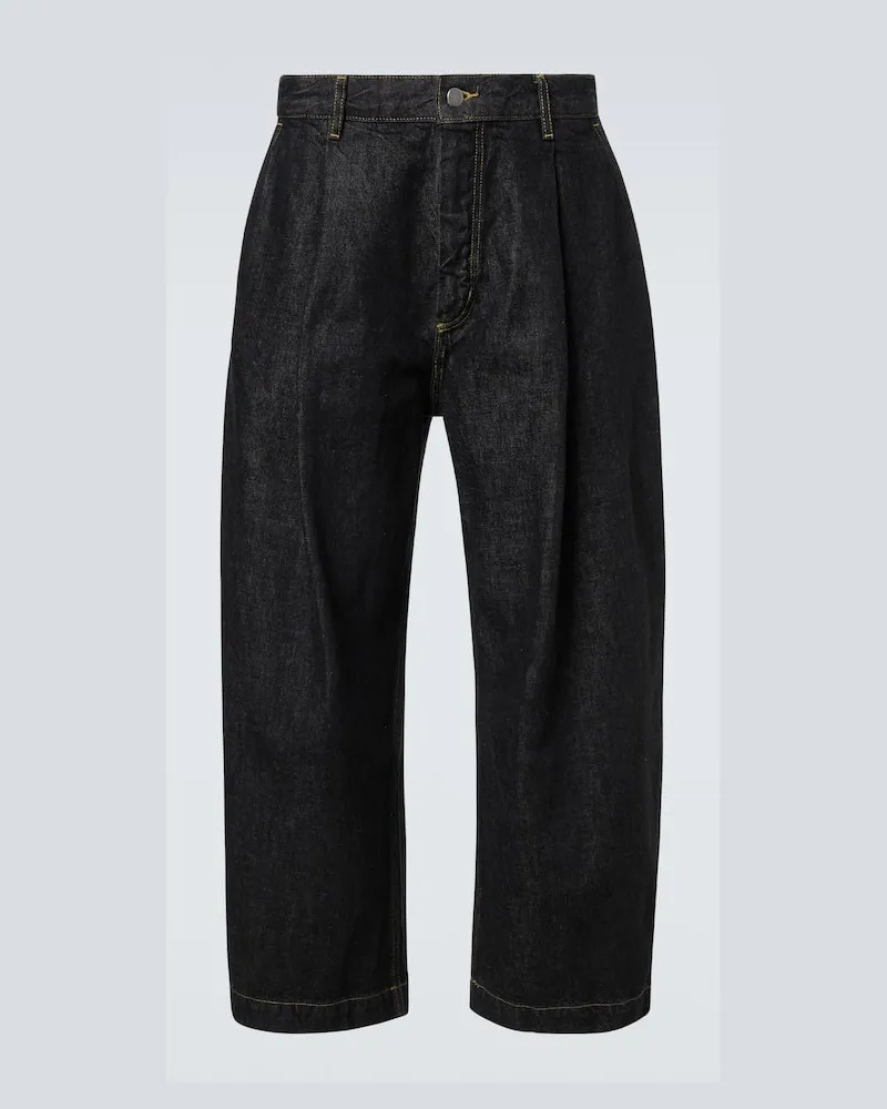 Studio Nicholson Barrel-Jeans Puch Schwarz
