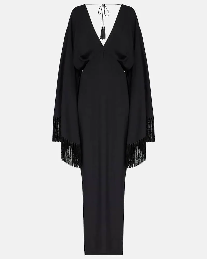 Taller Marmo Robe Magnifique aus Crêpe Schwarz