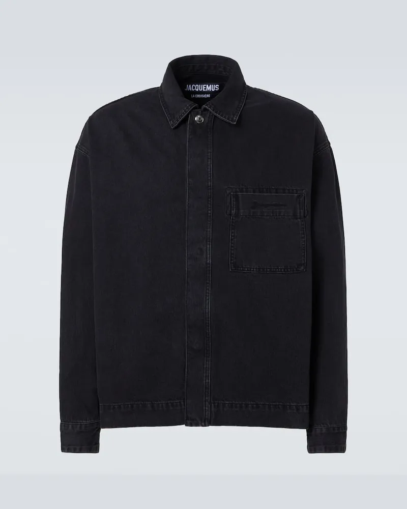 Jacquemus Jeanshemd De-Nîmes Schwarz