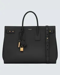 Saint Laurent Weekender Sac de Jour Thin Large Schwarz