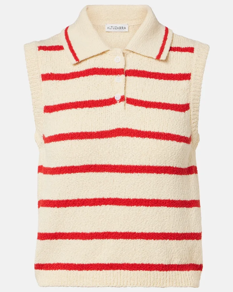 Altuzarra Top Elmer aus einem Baumwollgemisch Gelb