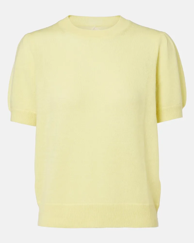 Jardin des Orangers Pullover aus Kaschmir-Strick Gelb