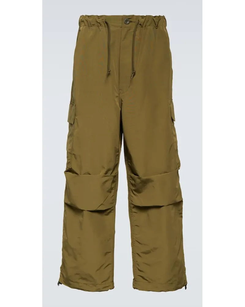 Comme des Garçons Comme des Garcons Homme Cargohose aus einem Baumwollgemisch Gruen