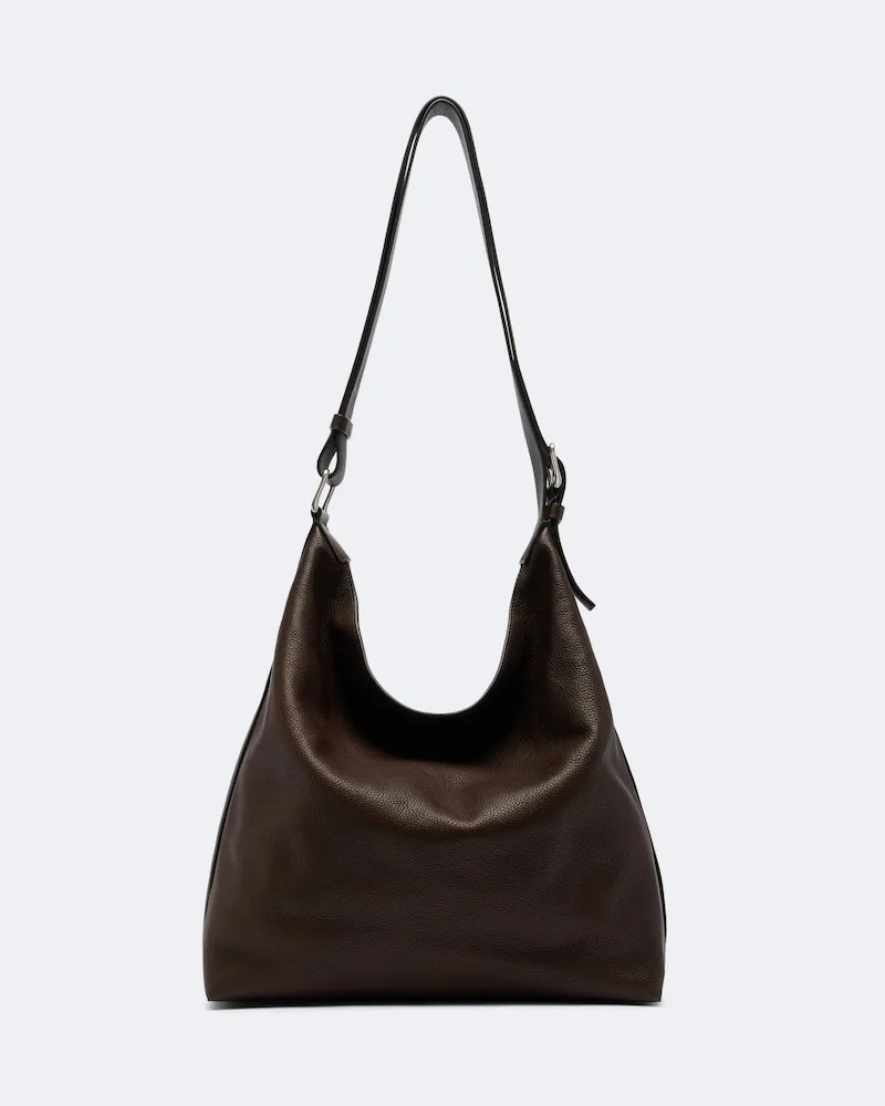 The Row Shopper Ian Large aus Leder Braun