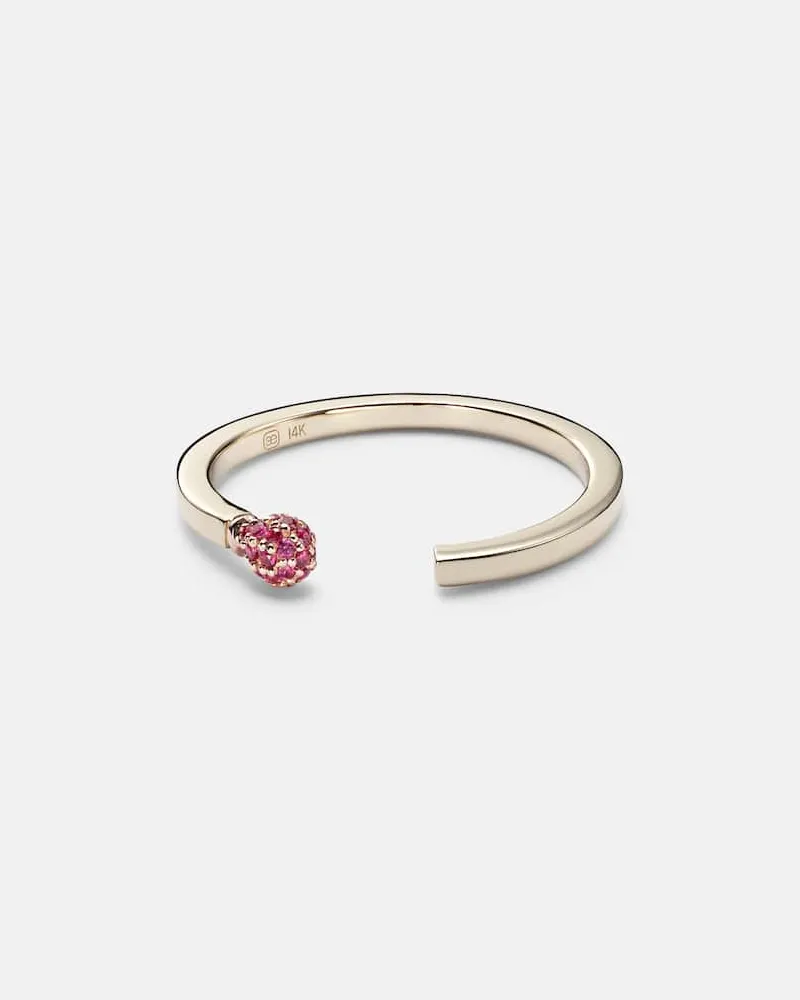 Sydney Evan Ring Match aus 14kt Gelbgold mit Rubinen Gold