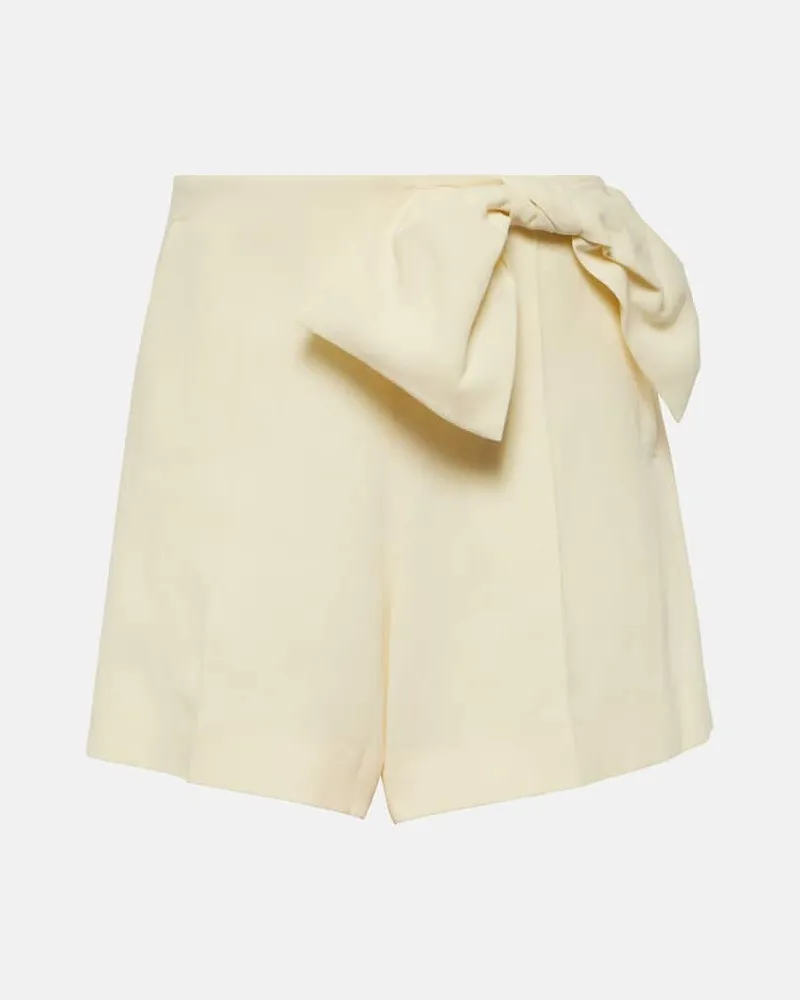Chloé Chloé Shorts aus Leinen Weiß