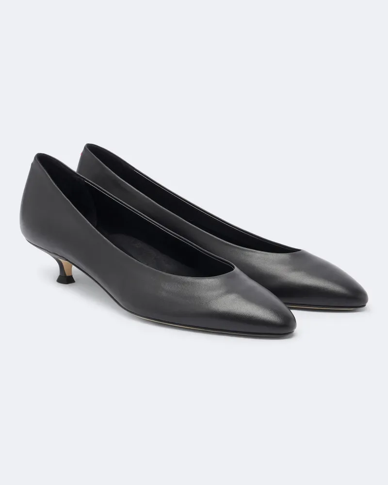 aeyde Pumps Corinne aus Leder Schwarz