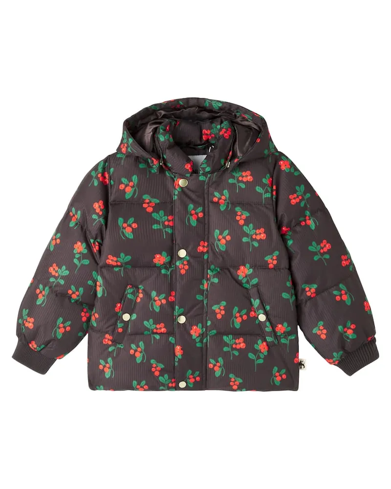 Mini Rodini Wattierte Jacke Schwarz
